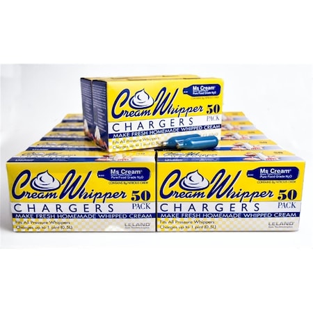 Leland Leland Ms Cream 8g N20 Cream Whipper Chargers Twelve 50 Packs 1350-12
